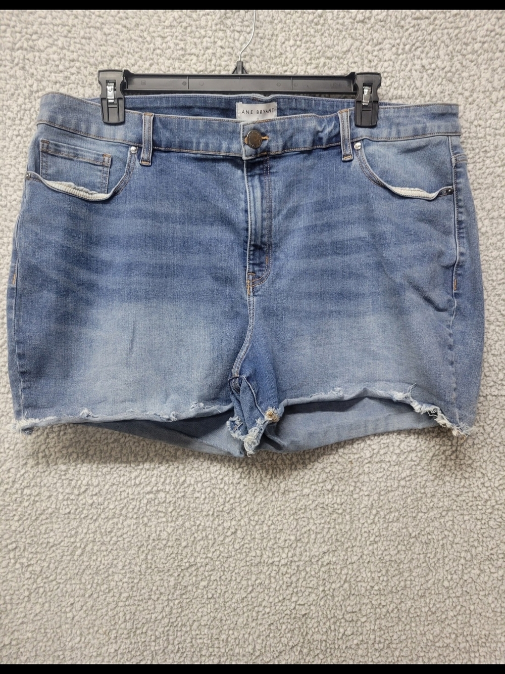 Lane Bryant Medium Blue  Denim‎ Cutoff Shorts